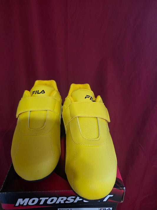 FILA Mach 7 Yellow Men’s Sneakers – Size 9.5