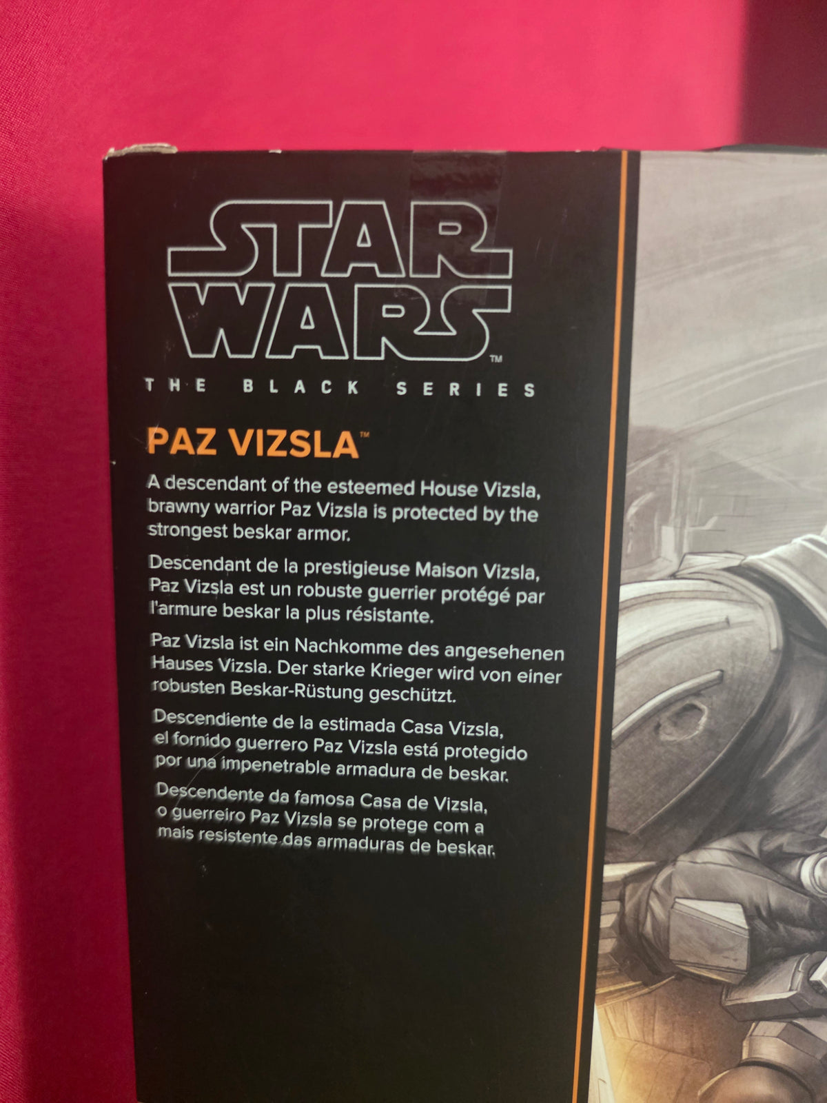 Star Wars The Black Series Paz Vizsla Action Figure Hasbro New Sealed