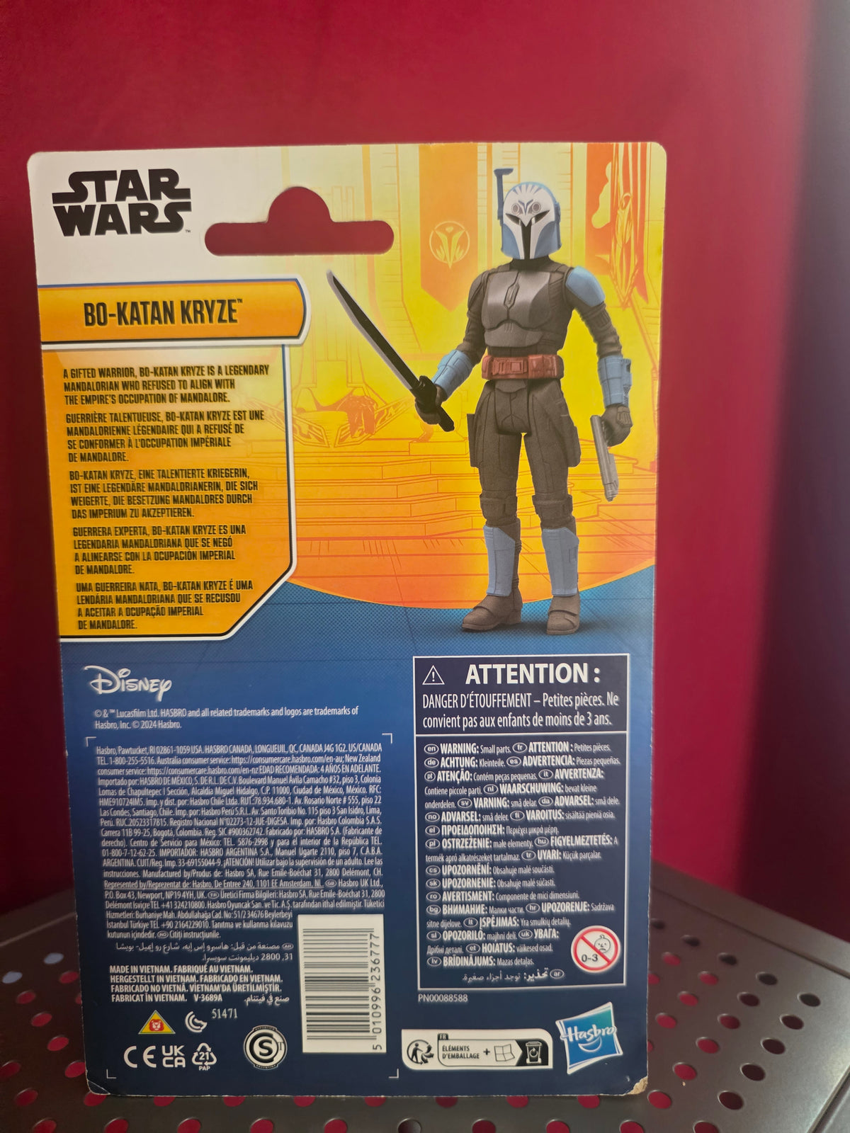 Star Wars Bo-Katan Kryze Action Figure Hasbro Disney 2024 New Sealed