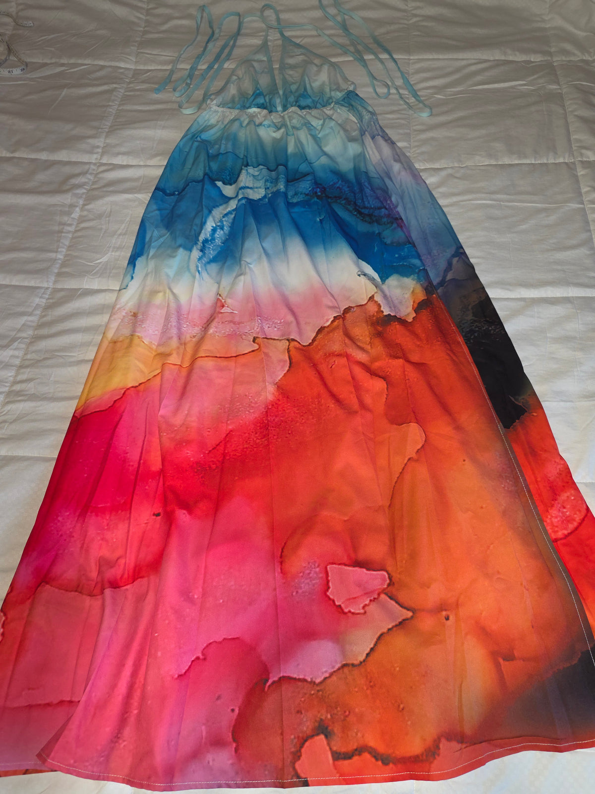 SHEIN Women’s Multicolor Halter Maxi Dress – Size S