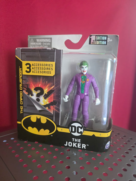 DC The Caped Crusader The Joker Action Figure 1st Edition New Sealed 3 Accessories