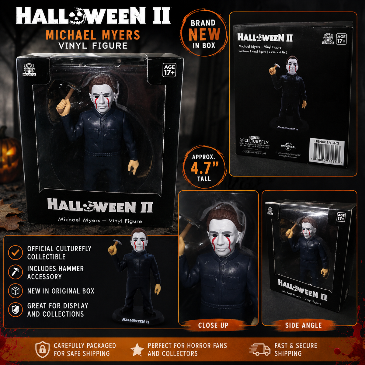 Michael Myers Vinyl Figure from Halloween II by CultureFly.