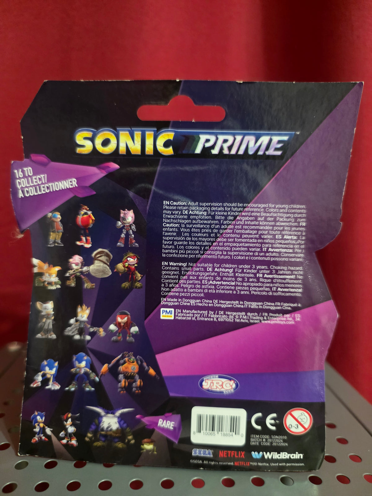 Sonic Prime Netflix Sonic Claws Collectible Figure PMI SON2010 New