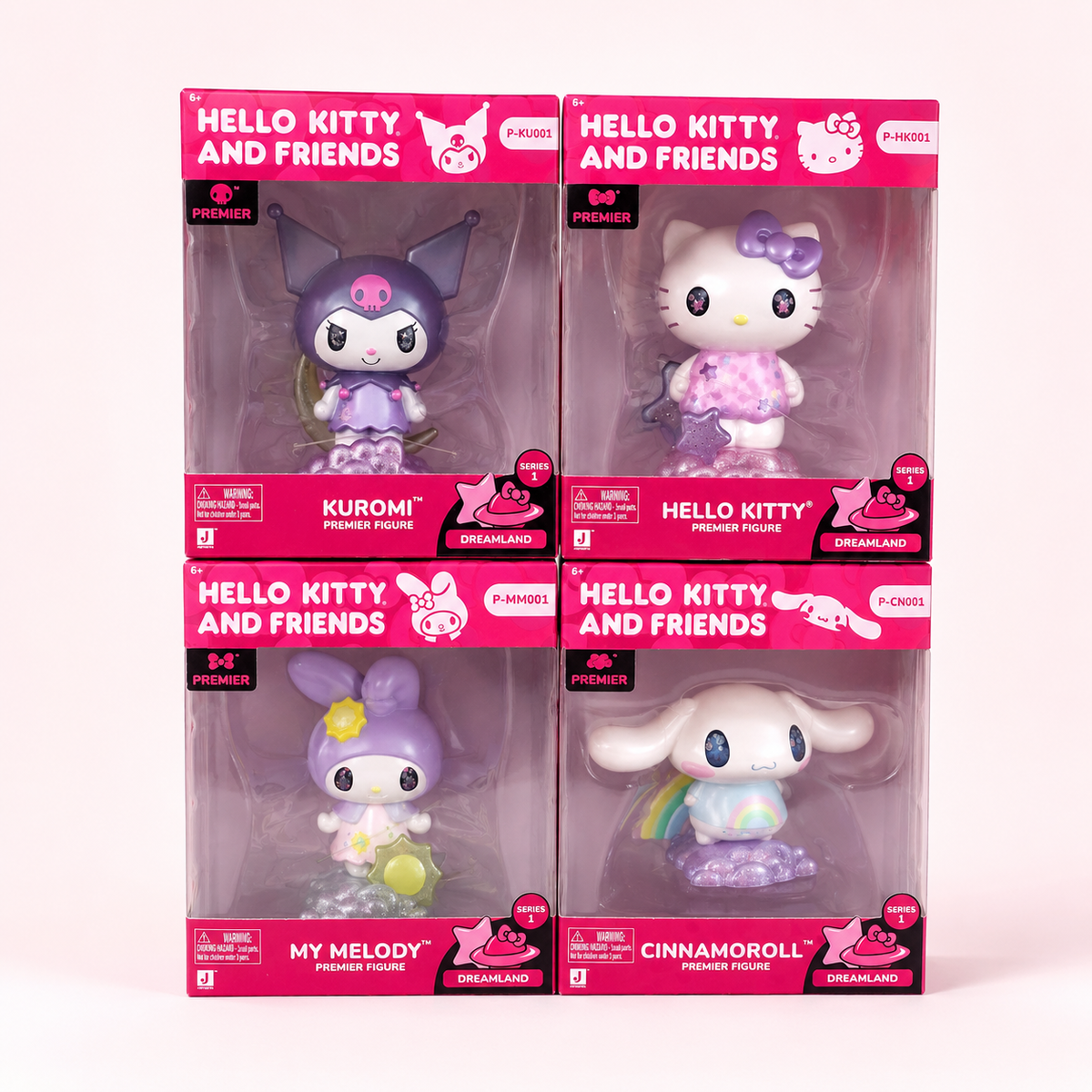 Hello Kitty & Friends Dreamland Series 1 Figure Set of 4 NEW
