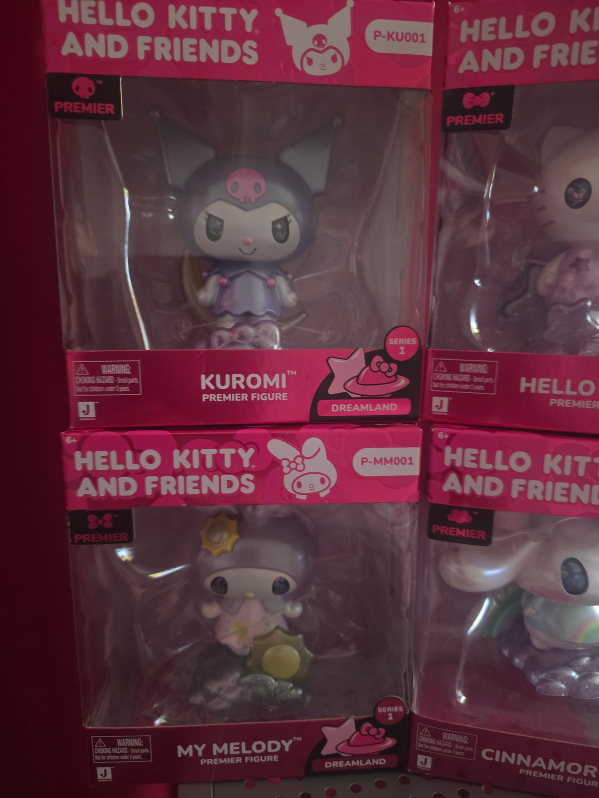 Hello Kitty & Friends Dreamland Series 1 Figure Set of 4 NEW