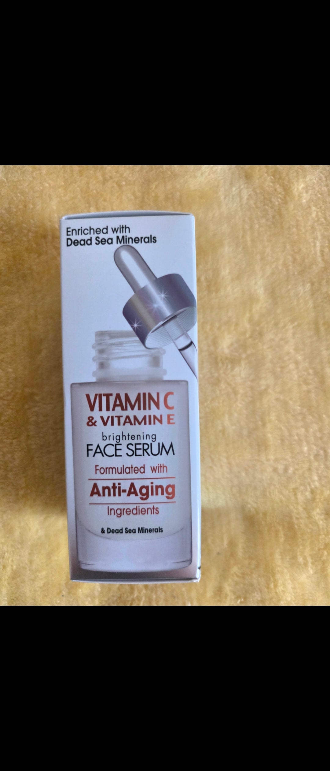 Vitamin C & Vitamin E Brightening Face Serum with Dead Sea Minerals 2 fl oz (60 mL)