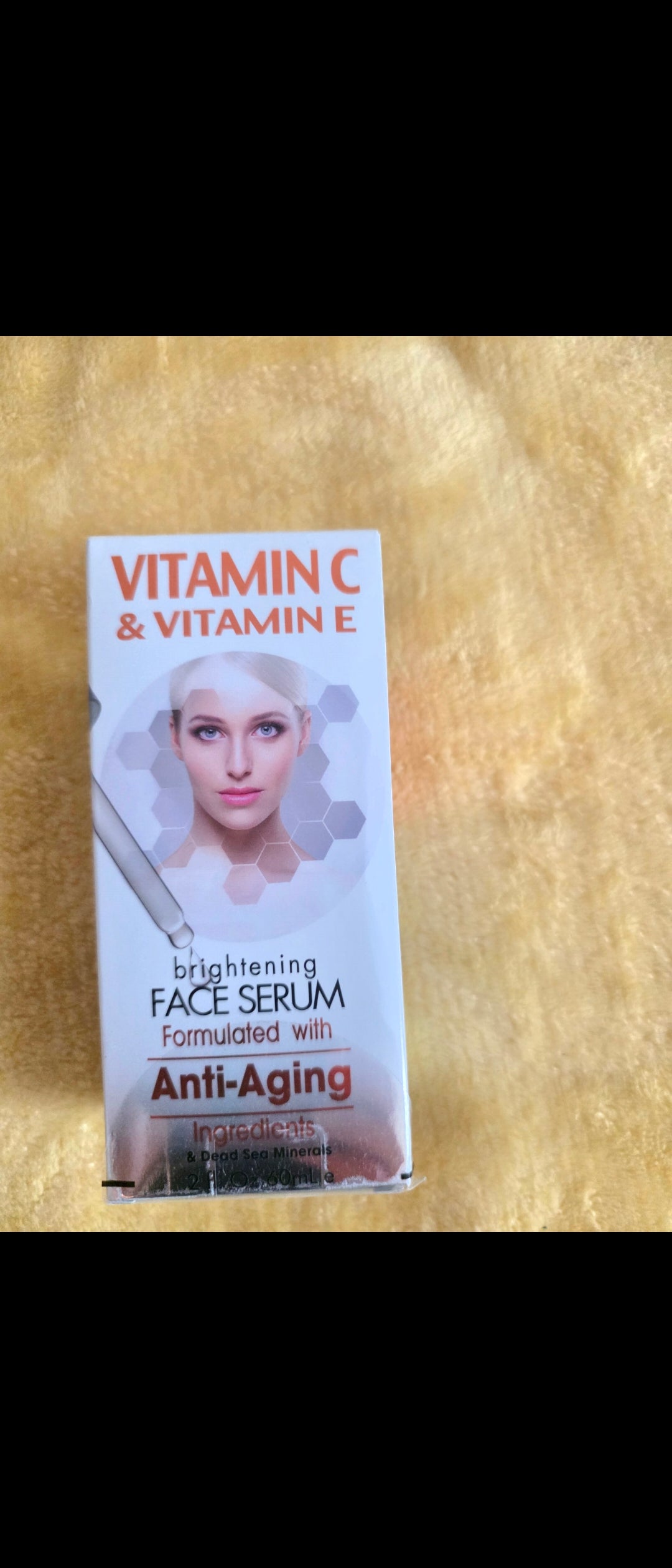 Vitamin C & Vitamin E Brightening Face Serum with Dead Sea Minerals 2 fl oz (60 mL)