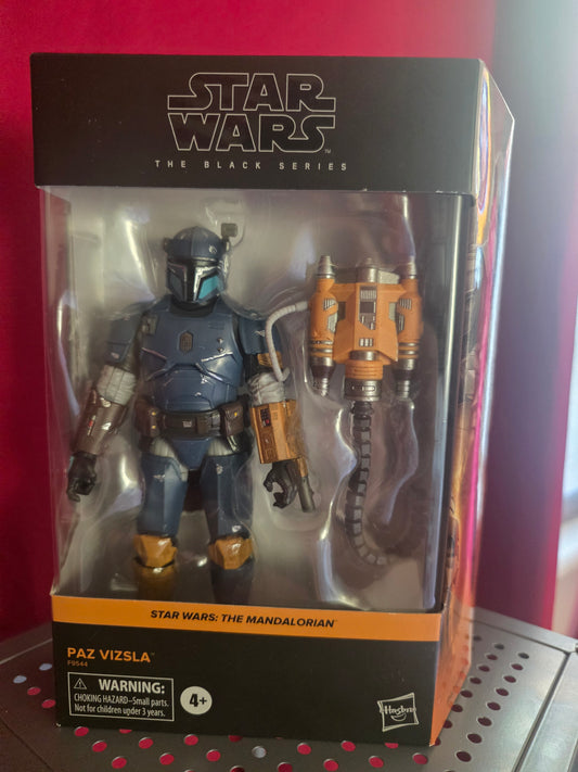 Star Wars The Black Series Paz Vizsla Action Figure Hasbro New Sealed