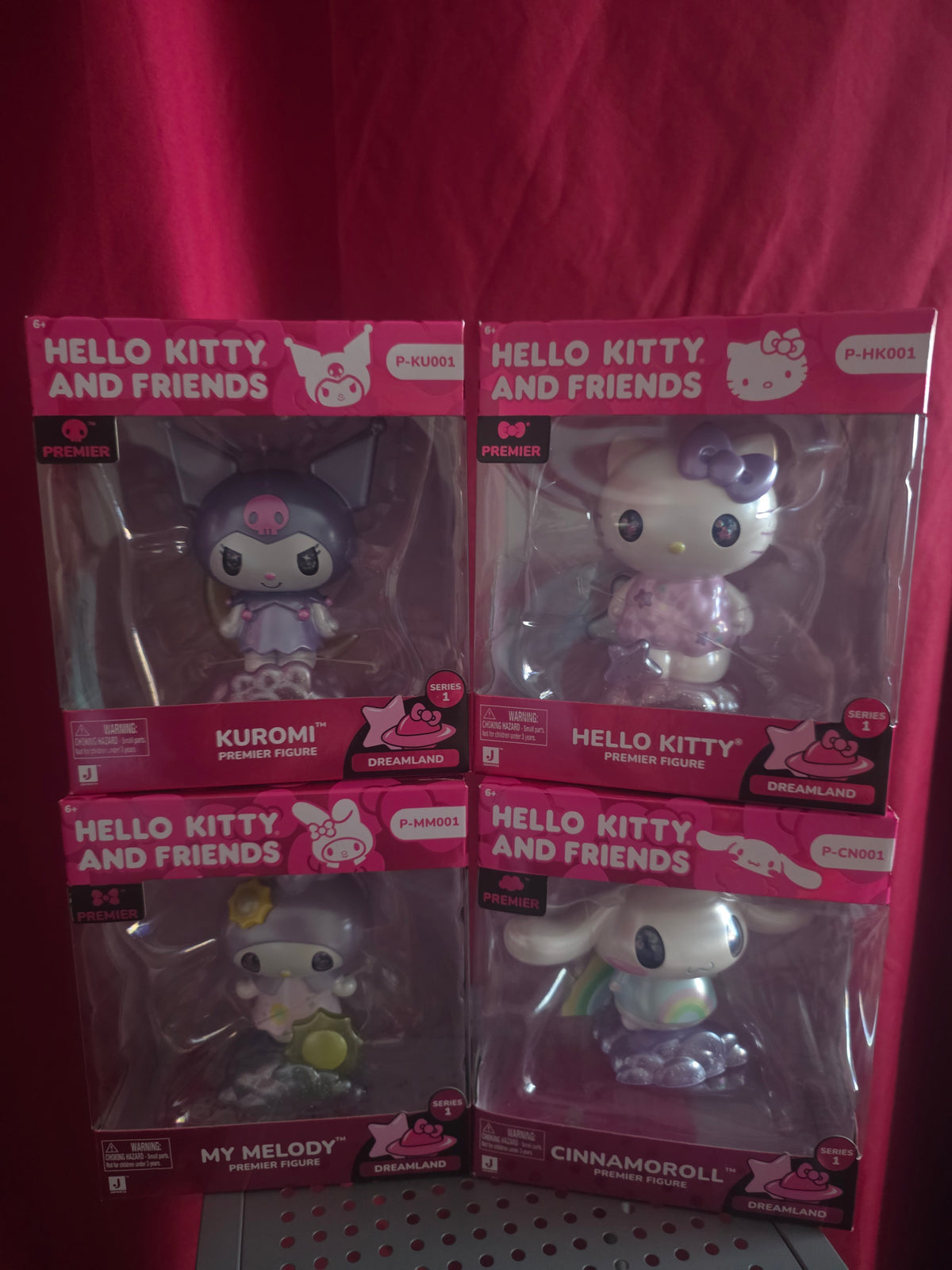 Hello Kitty & Friends Dreamland Series 1 Figure Set of 4 NEW