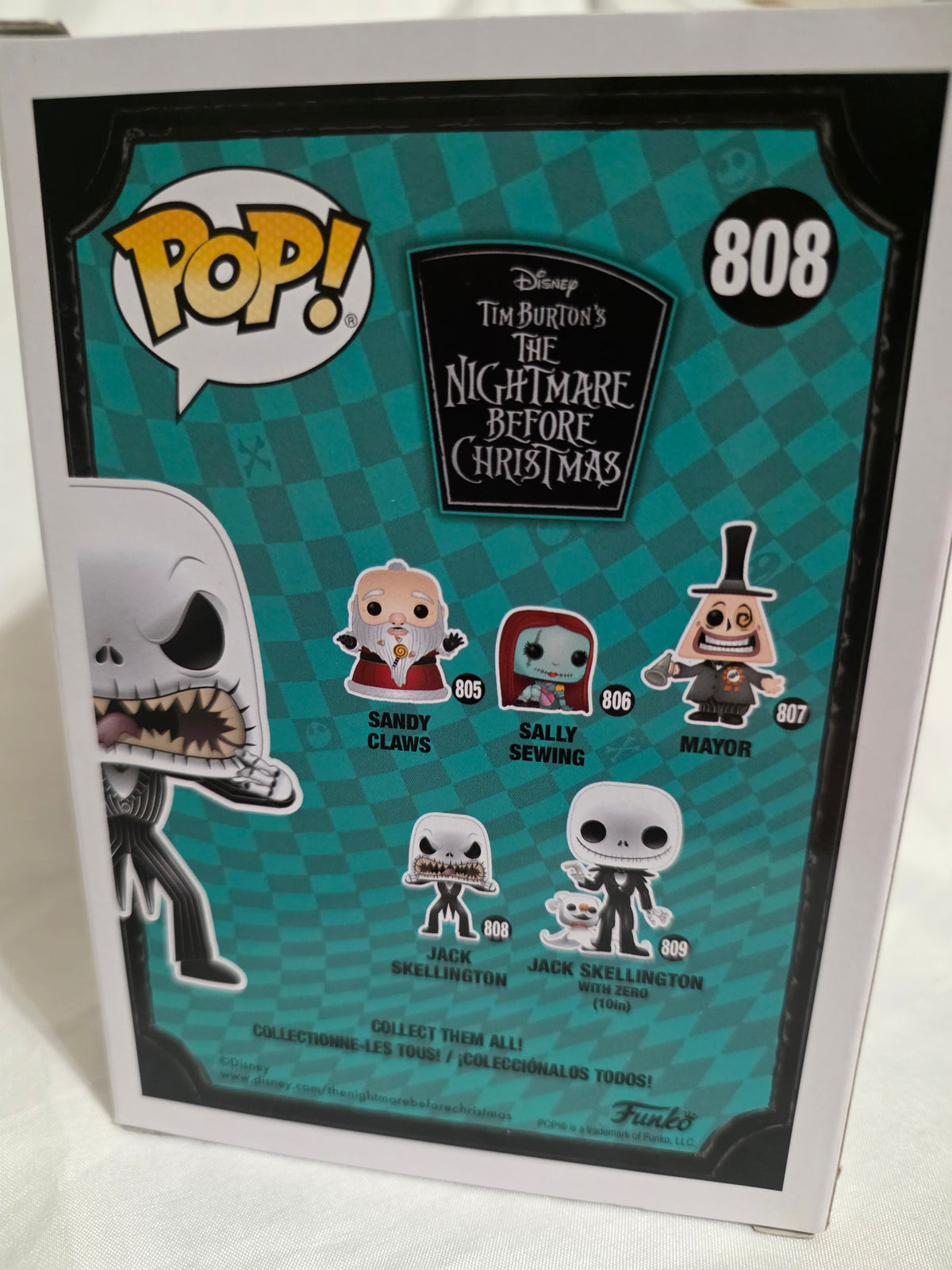 Funko Pop! Disney Jack Skellington Scary Face #808 – The Nightmare Before Christmas