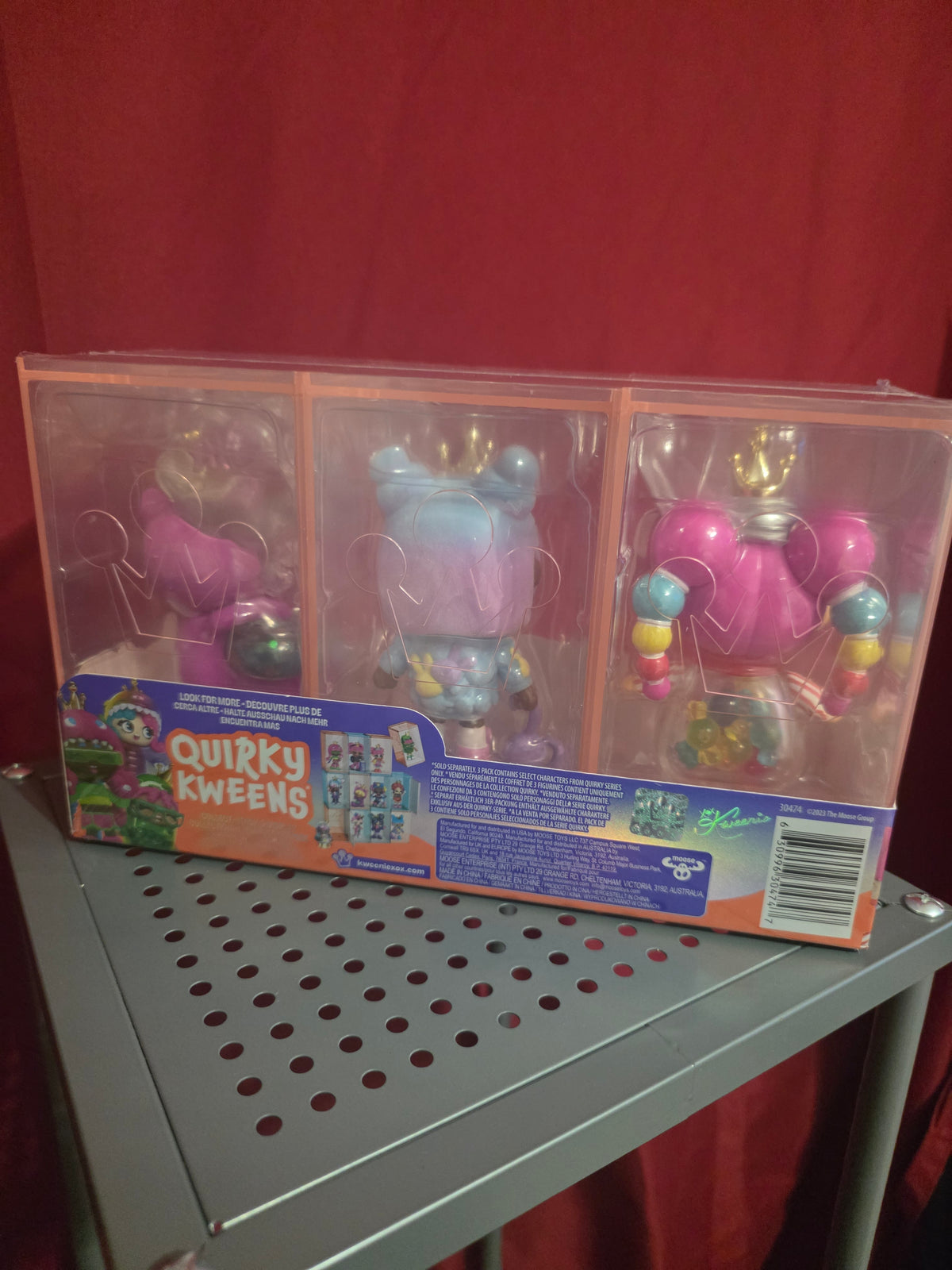 Moose XOX Kweenie Quirky Kweens Series 2 – 3 Pack Figurines New in Box