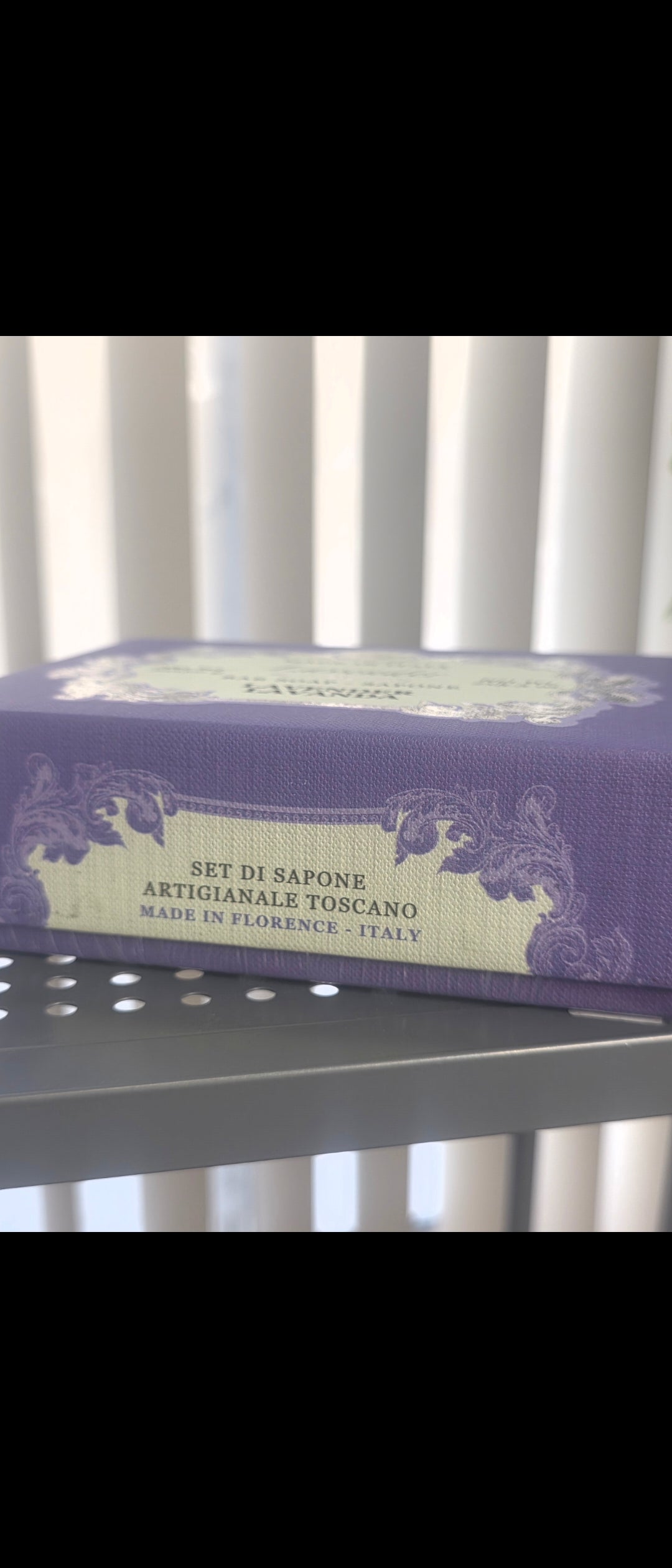 Lavender Tuscan Extra Fine Bar Soap Set – Made in Italy – 2 Luxury Soap Bars (150g Each)