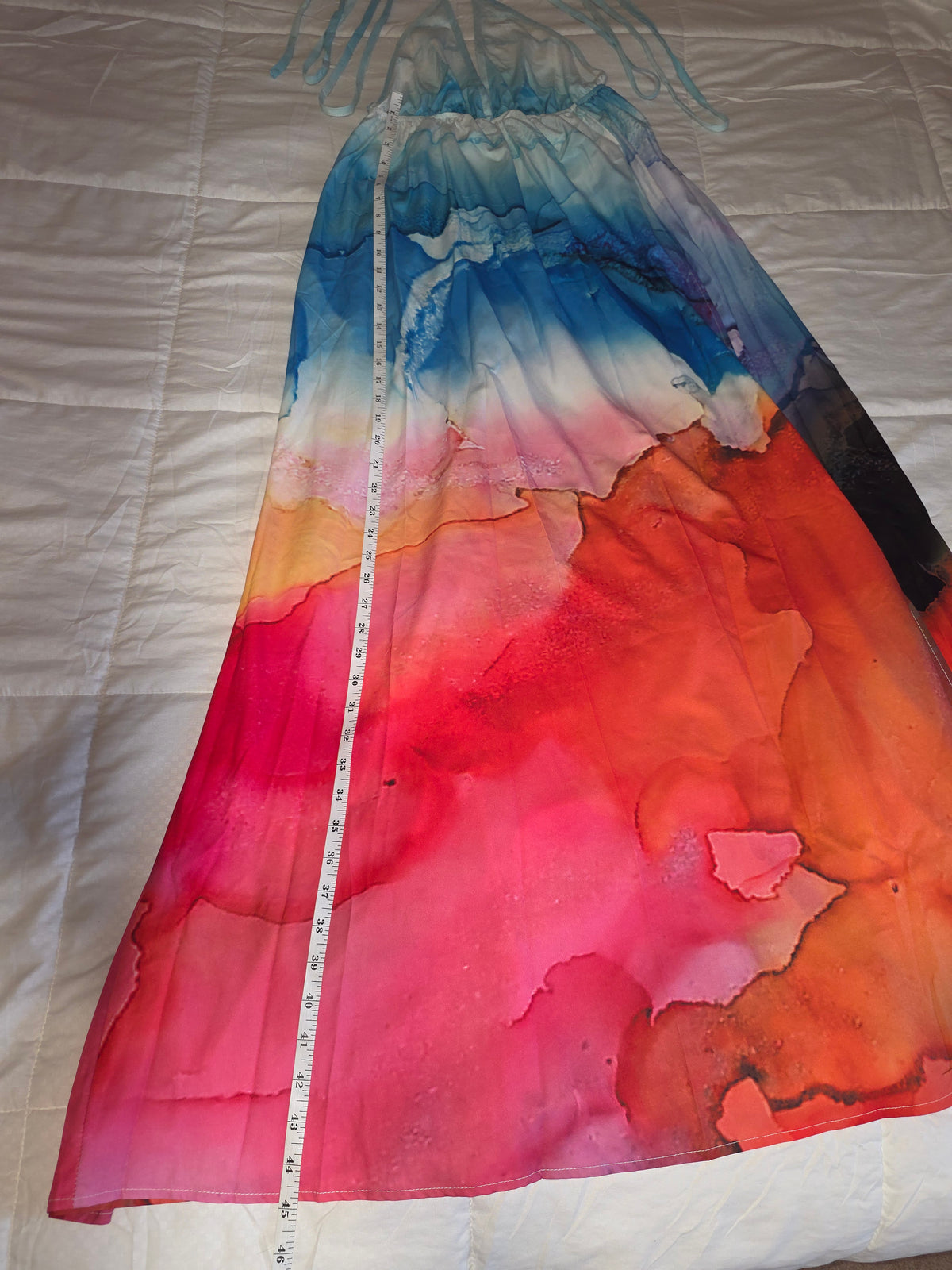 SHEIN Women’s Multicolor Halter Maxi Dress – Size S