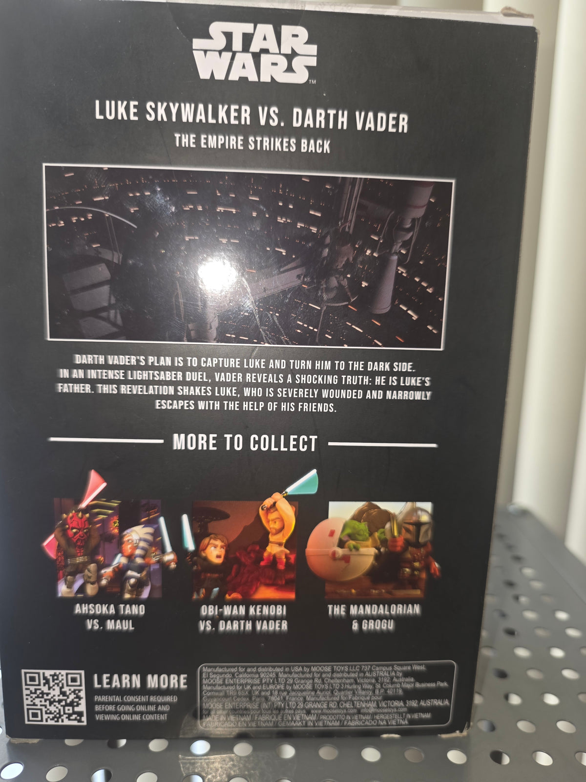 Fandrop SW04 Star Wars Luke Skywalker vs Darth Vader Figure New