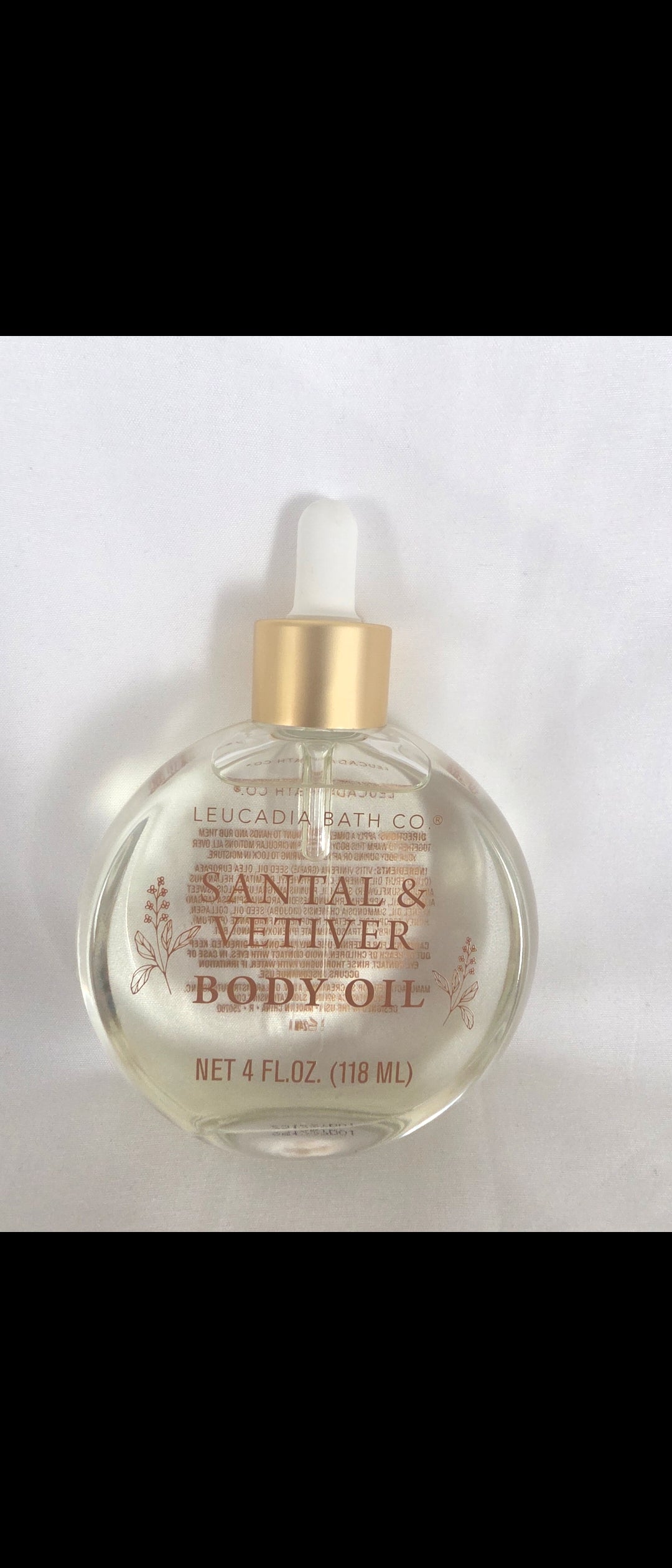 Leucadia Bath Co. Santal & Vetiver Body Oil 4 oz