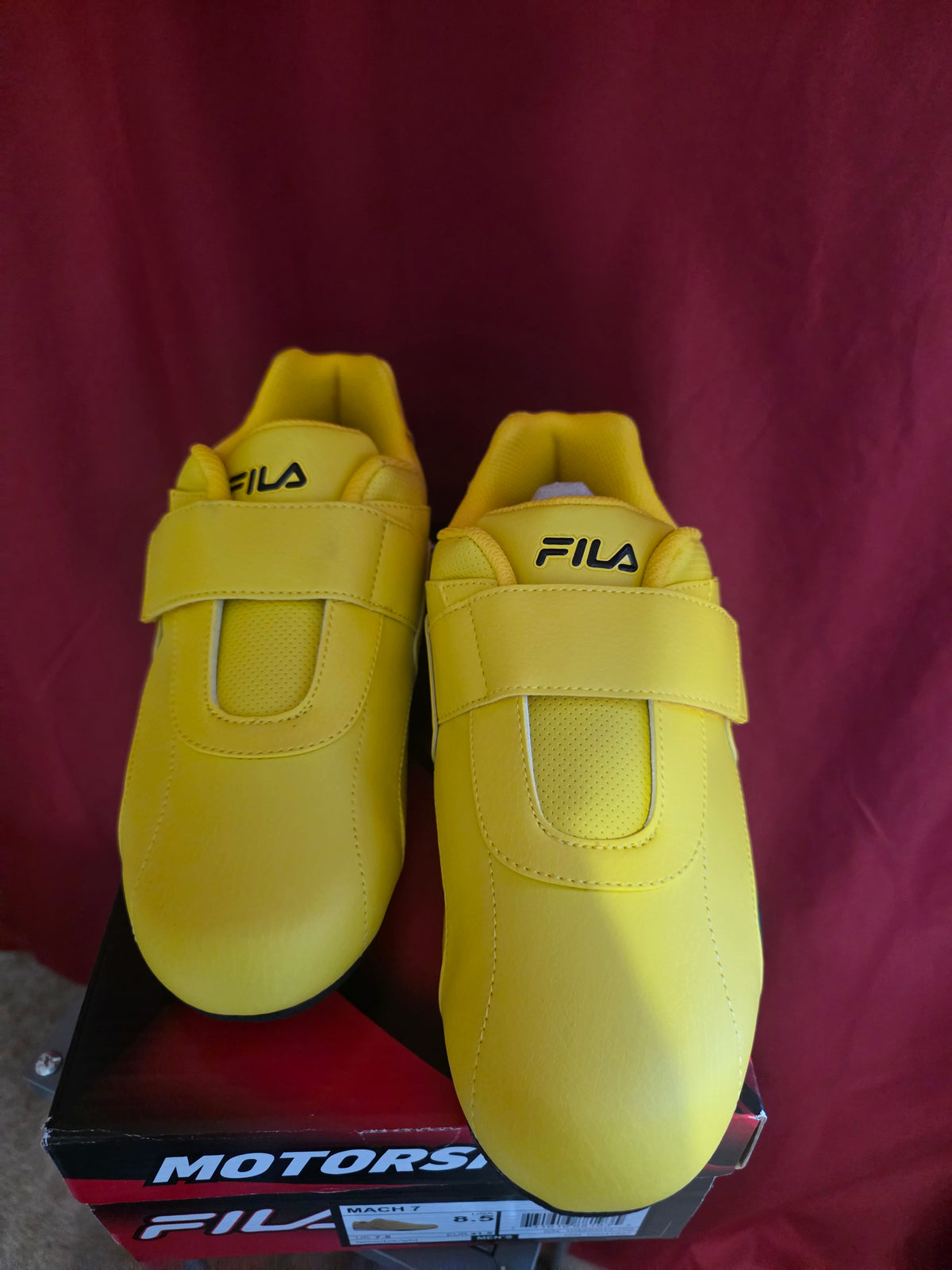 FILA Mach 7 Yellow Sneakers – Size 8.5