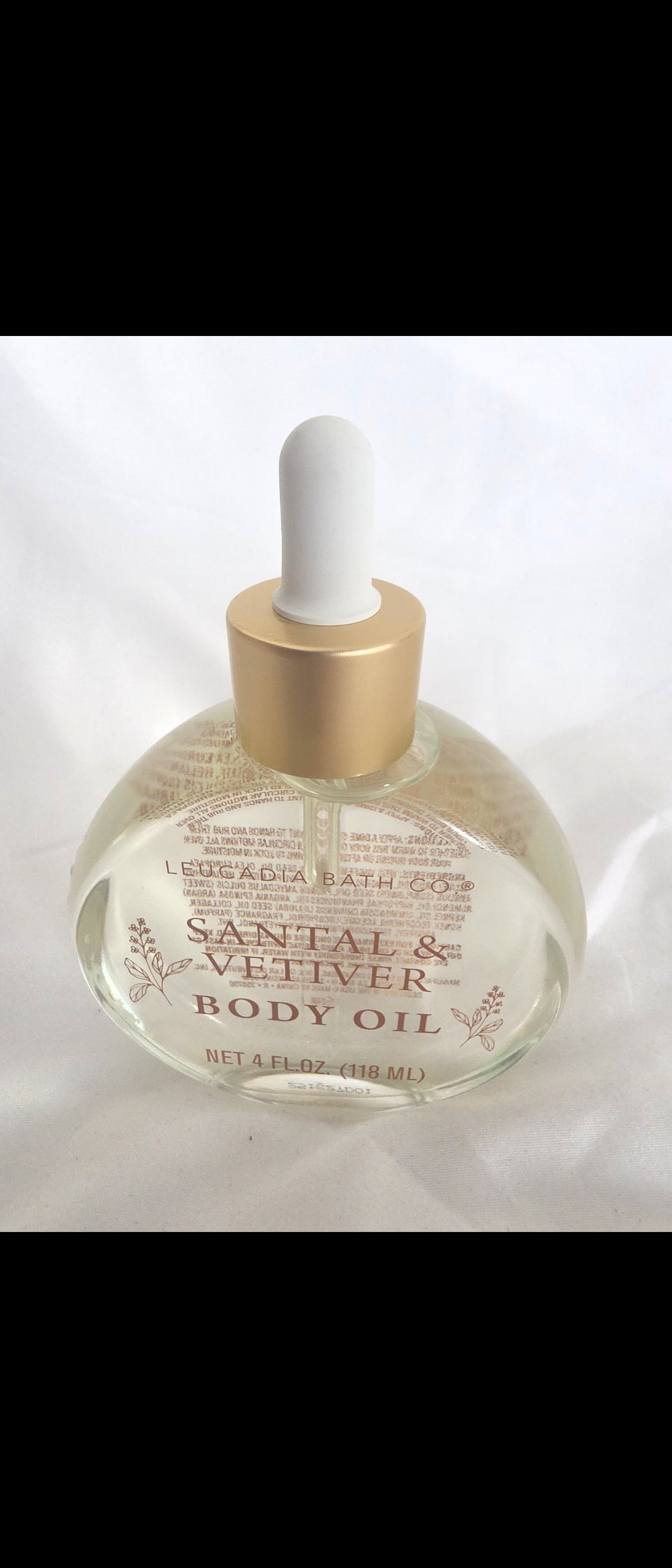 Leucadia Bath Co. Santal & Vetiver Body Oil 4 oz