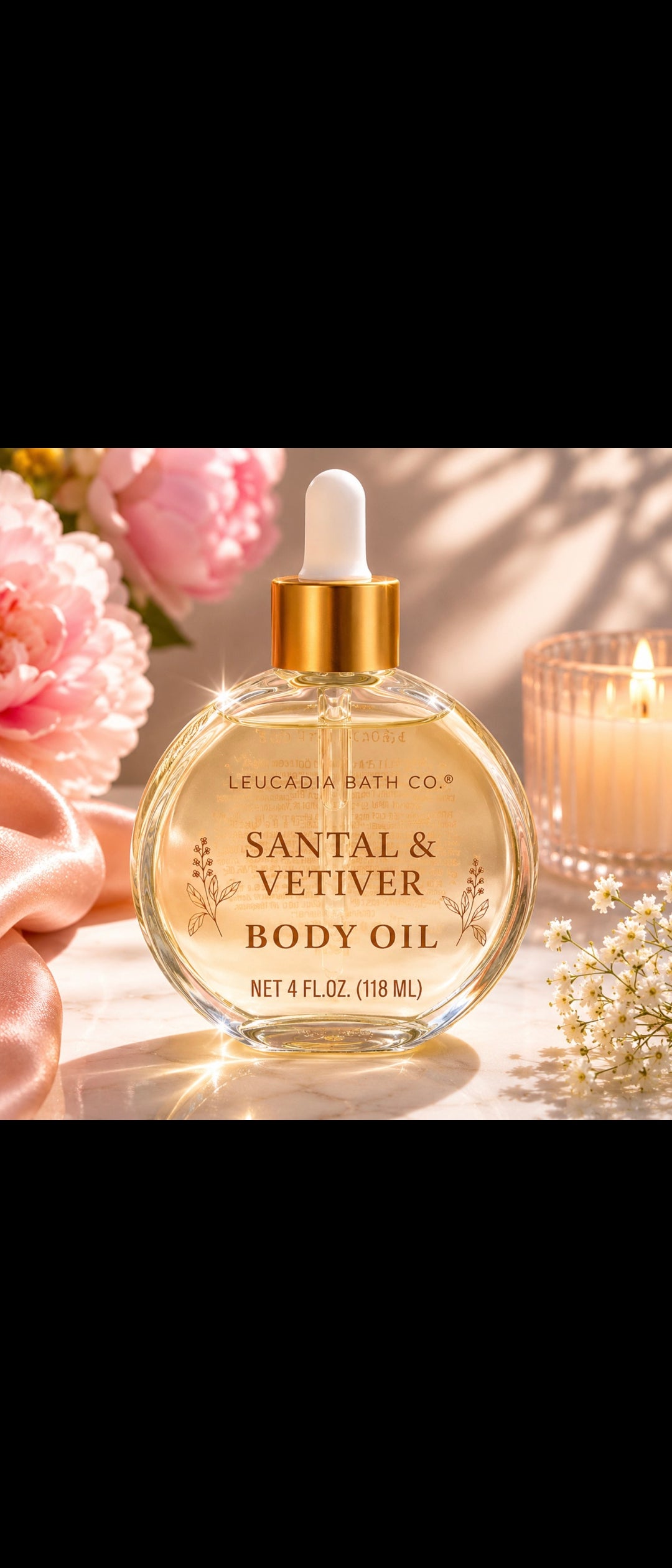Leucadia Bath Co. Santal & Vetiver Body Oil 4 oz