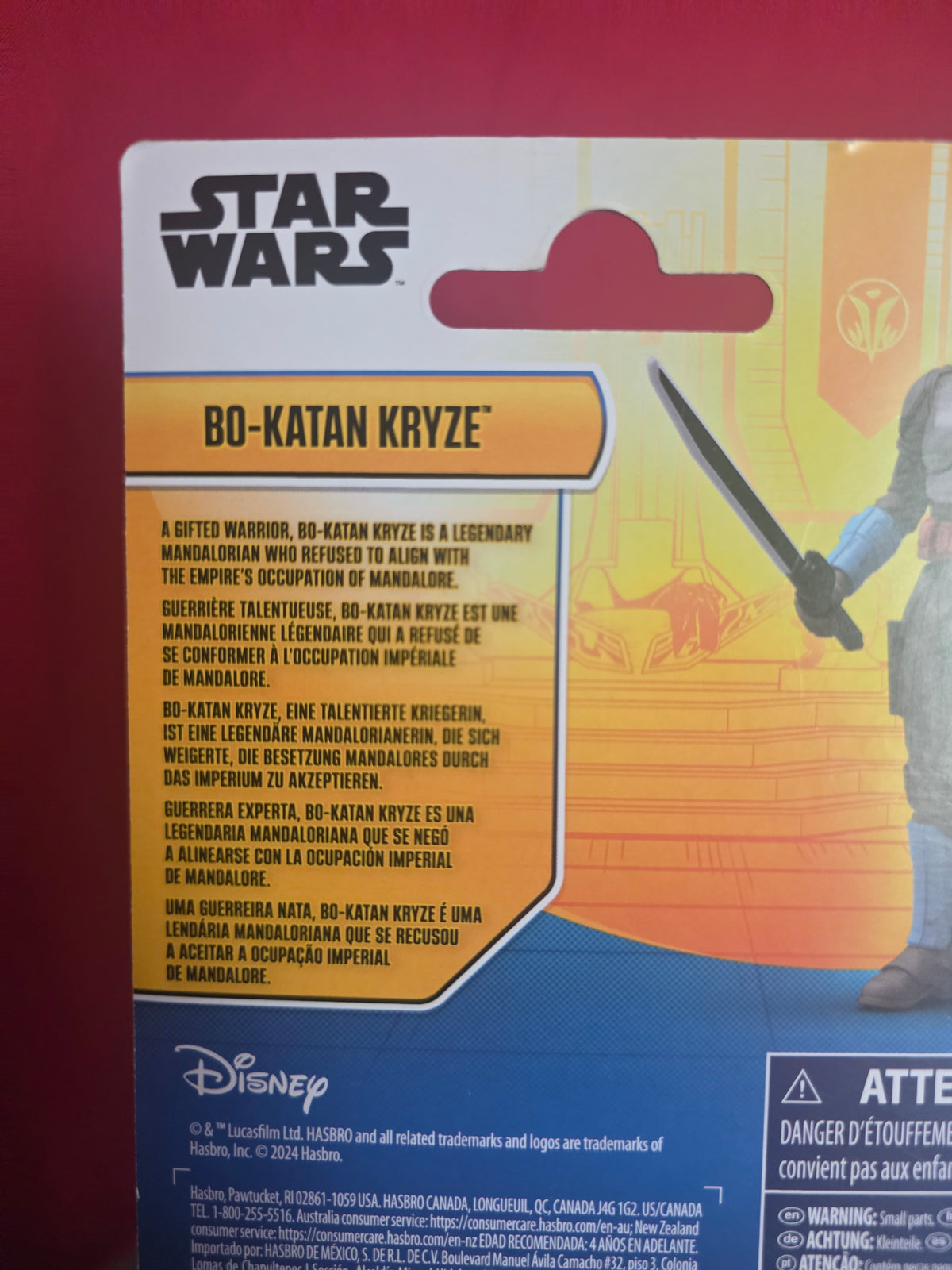 Star Wars Bo-Katan Kryze Action Figure Hasbro Disney 2024 New Sealed