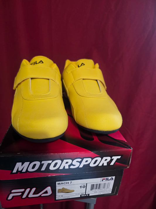 FILA Mach 7 Yellow Sneakers – Size 8.5